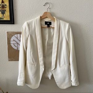 White blazer jacket from H&M